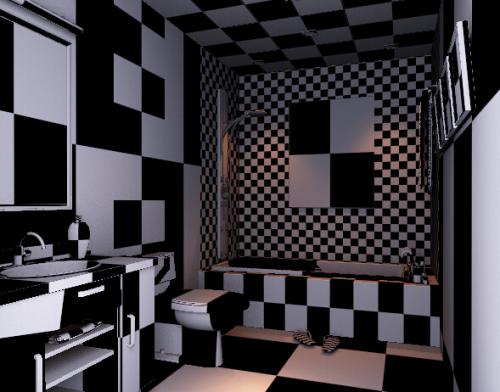 3DMAX渲染时墙都出来了家具怎么是黑色的
